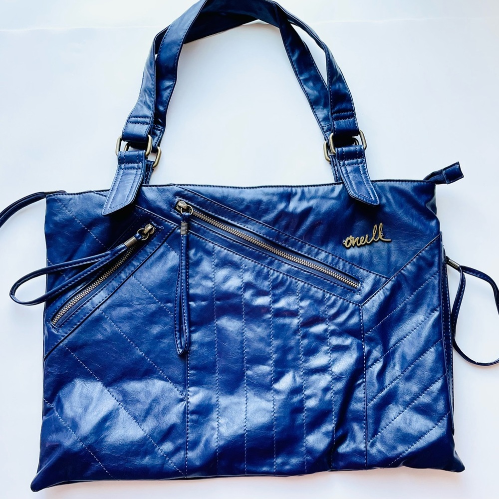 Y2K O'Neill Purple Shoulder Bag Purse - Floral Lining